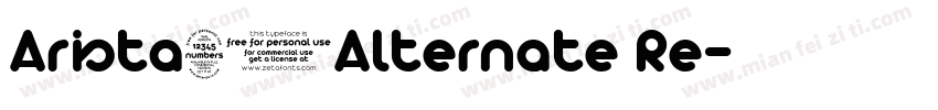 Arista20Alternate Re字体转换